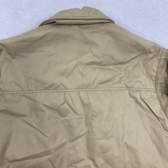 VTG Lobo By Pendleton Jacket Mens Large Beige Full Zip Flannel Lined Thinsulate - Picture 5 of 15
